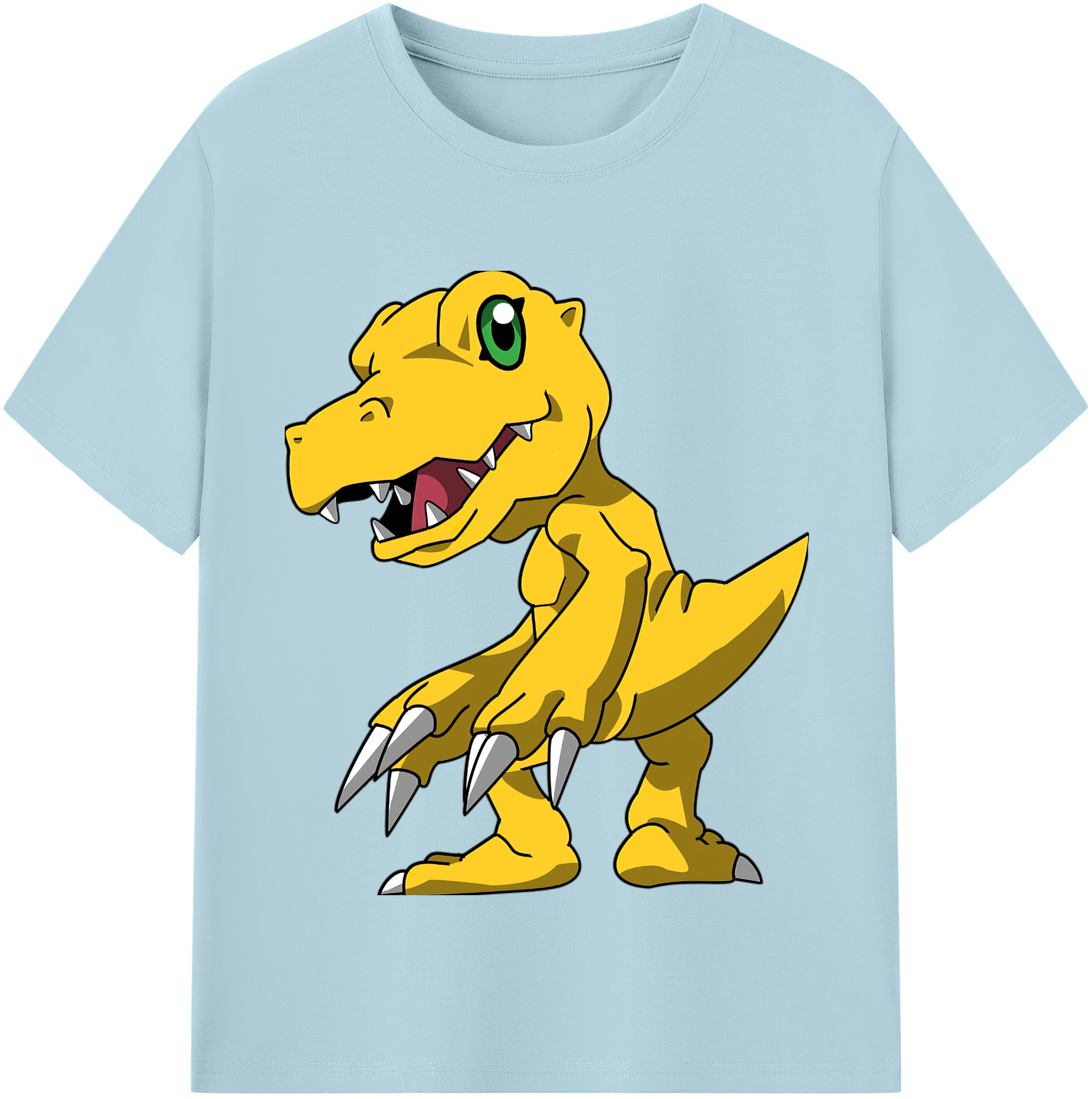 （画像用） Digimon デジタルモンスター/デジモン 綿100％半袖Tシャツ（フロントプリント）